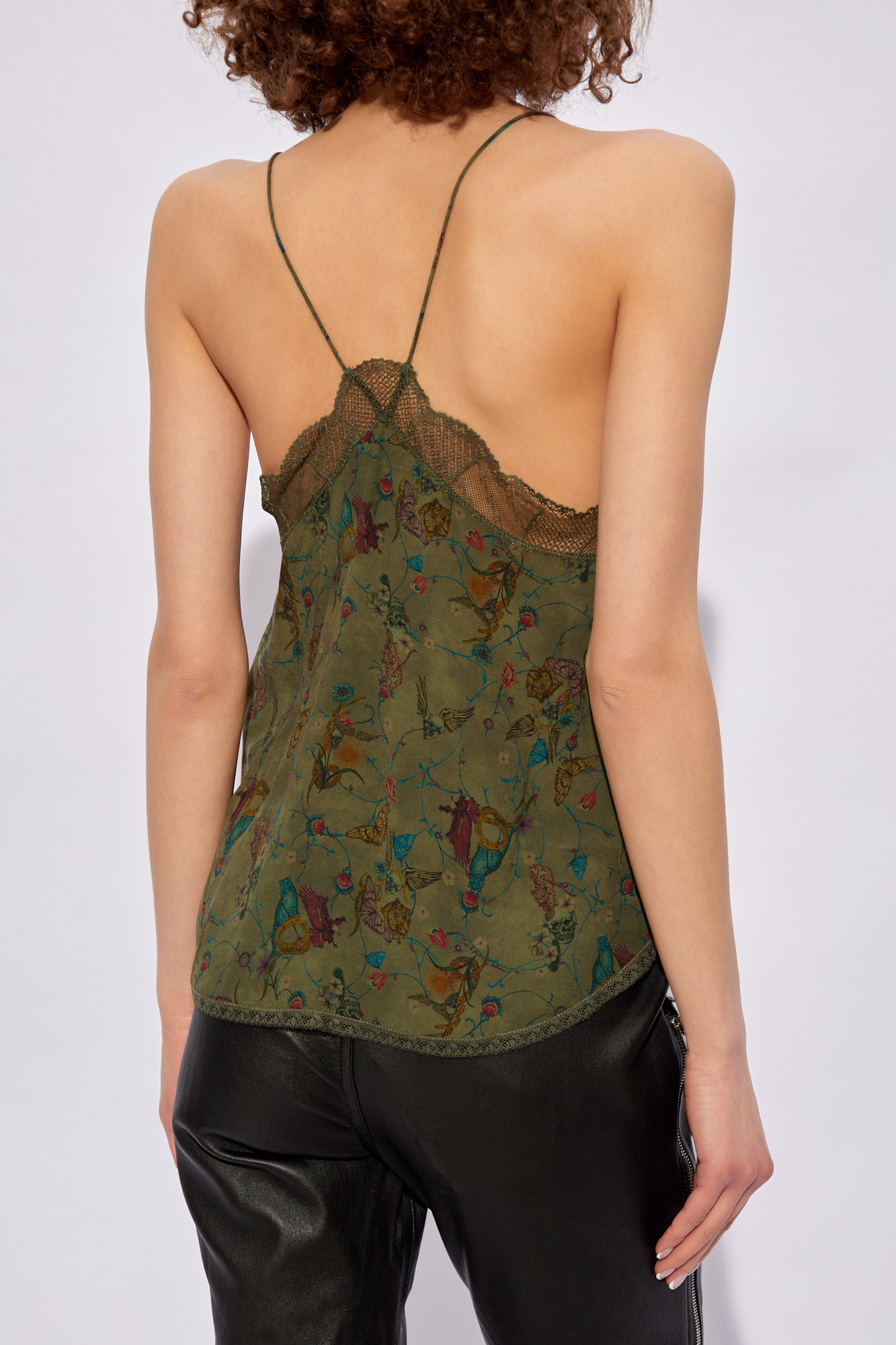 Green 'Christy' tank top Zadig & Voltaire